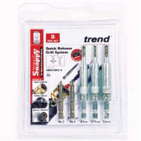TREND SNAP/DBG/A Snappy Drill Bit Guide 5PC Set £38.70